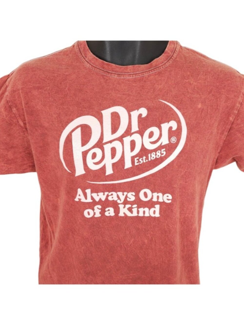 Dr Pepper T Shirt Mens Size Small Rust Red Soda Snack Tee